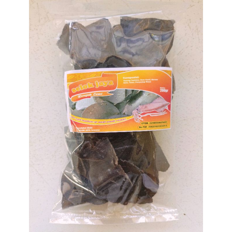 

Kerupuk Cumi Kemasan 200 gr