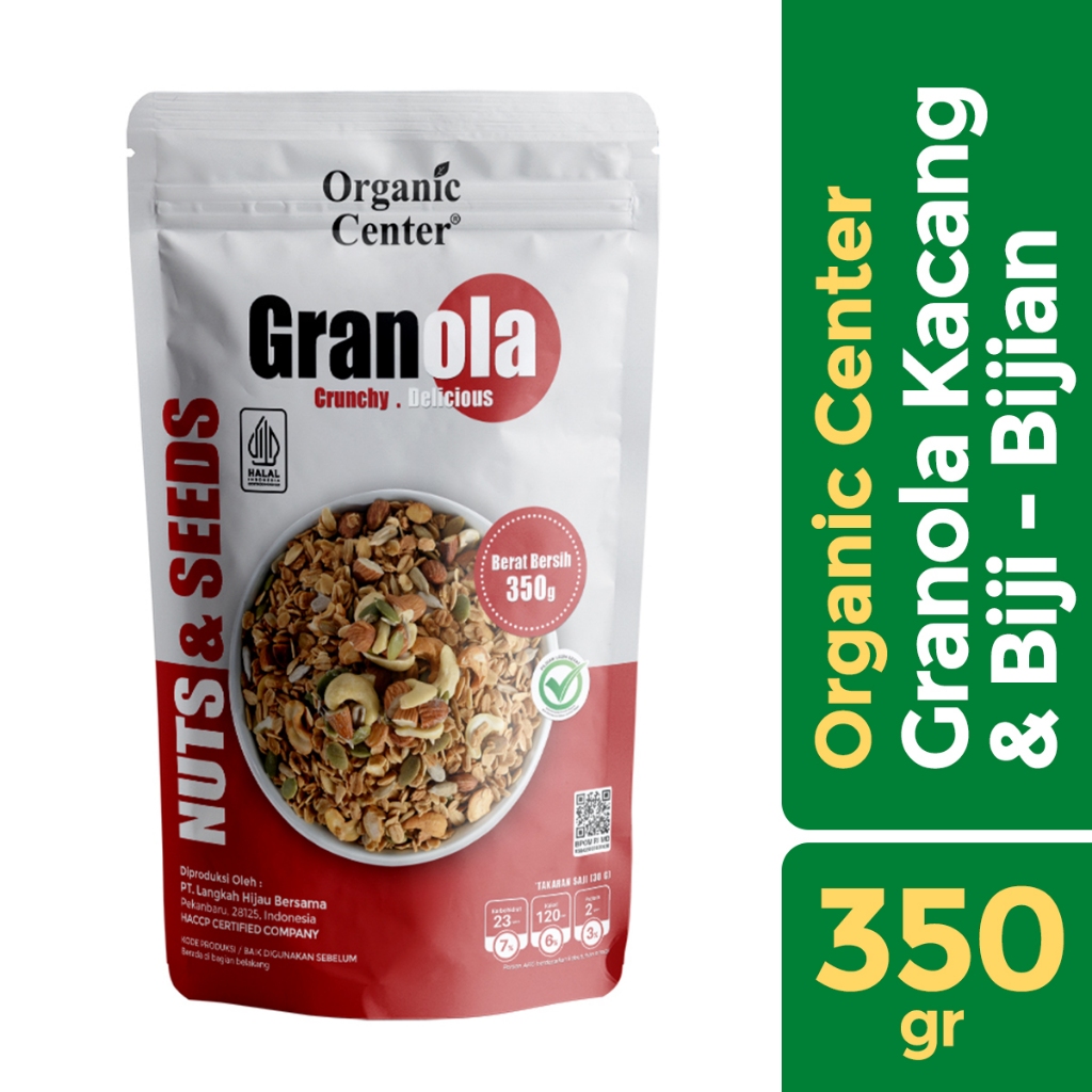 

Organic Center - Granola Nuts and Seeds 350gr - Cemilan Diet