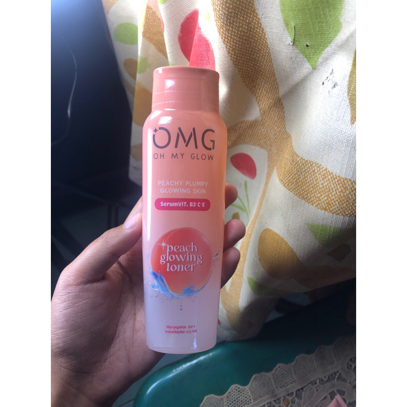 OMg Peach Plumpy glowing skin Serum Vit.B3+C+E (toner)