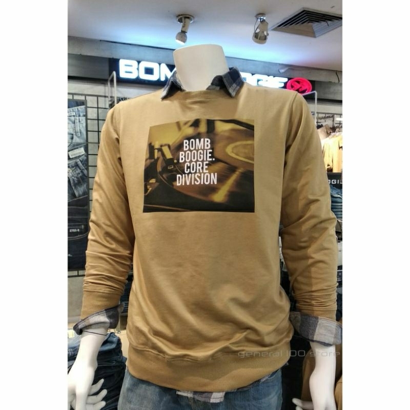 3 VARIASI - BOMBBOOGIE SWEATER PRIA ORIGINAL