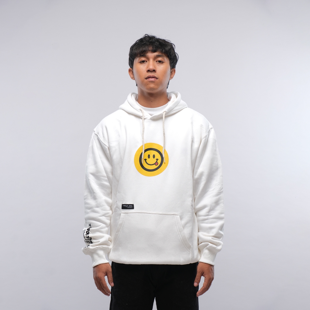 Throoxoriginal Jaket Putih Rodry White || Hoodie Throox