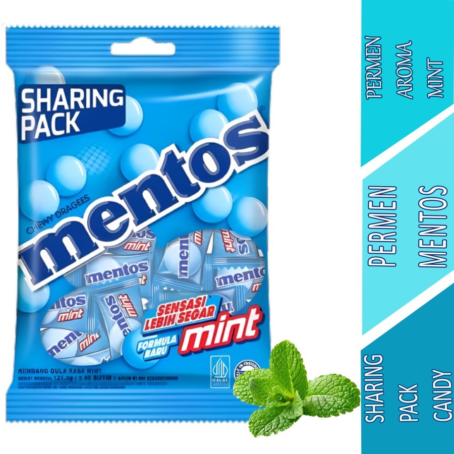 

Permen Aroma Mint - Permen Mentos - Sharing Pack Candy - 121.5gr