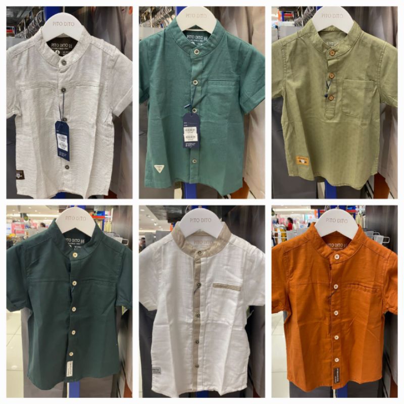 kemeja pendek kera koko merk pito dito