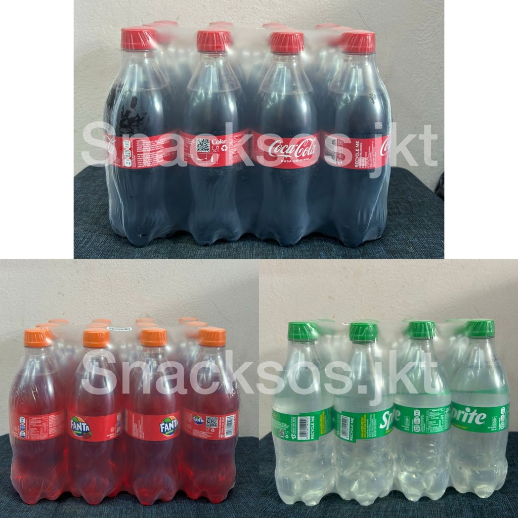 

[ 12 BOTOL = 1 LUSIN ] COCA COLA / FANTA / A&W SODA / SPRITE - MINUMAN SODA