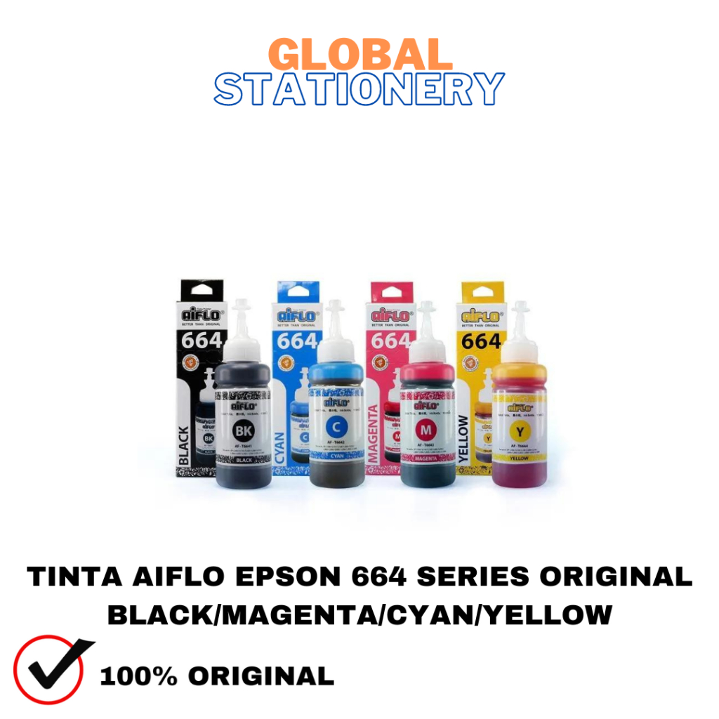 TINTA PRINTER AIFLO 664 4 WARNA TINTA PRINTER L120 L110 L310