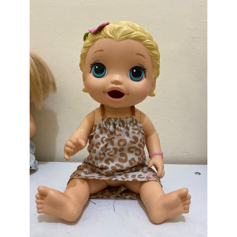 baby alive preloved, baby alive lily bisa makan minum pee dan poo