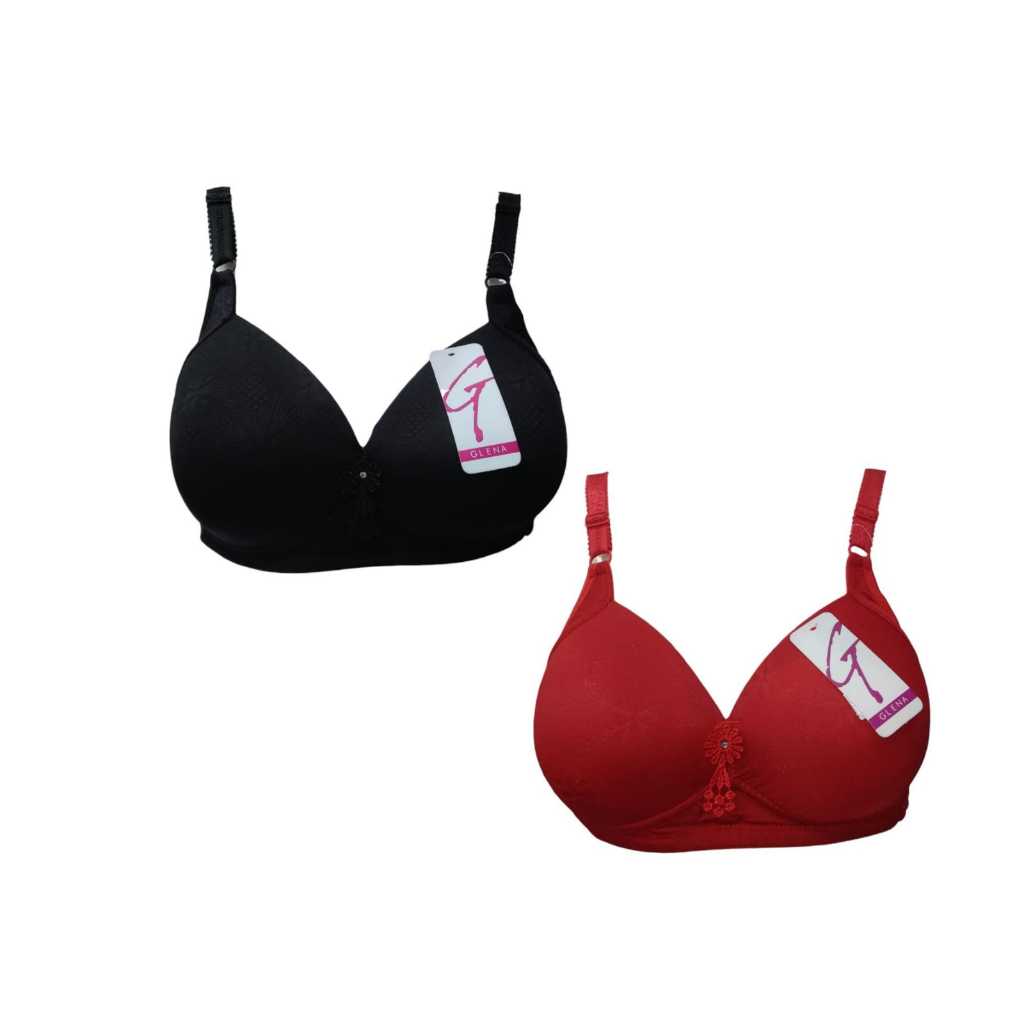 3PCS Glena G1004 Daily Bra - Cup B Besar