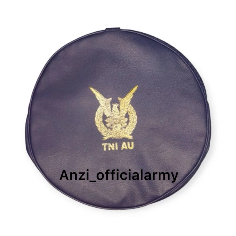 Wadah/tempat/tas topi pet pdu tni au
