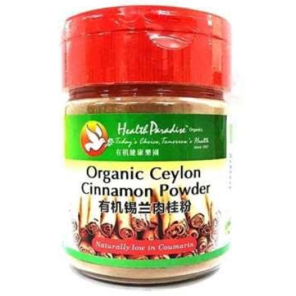 

Health Paradise Organic Ceylon Cinnamon Powder 80g