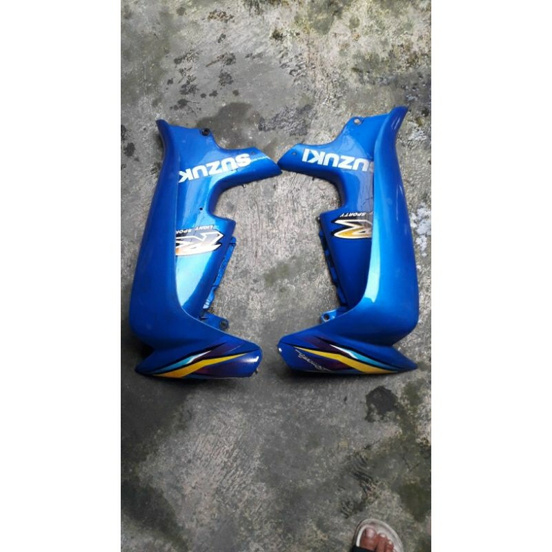 Tebeng fairing dek sayap Suzuki Smash 110 old lama smash lama old 110 biru original copotan motor
