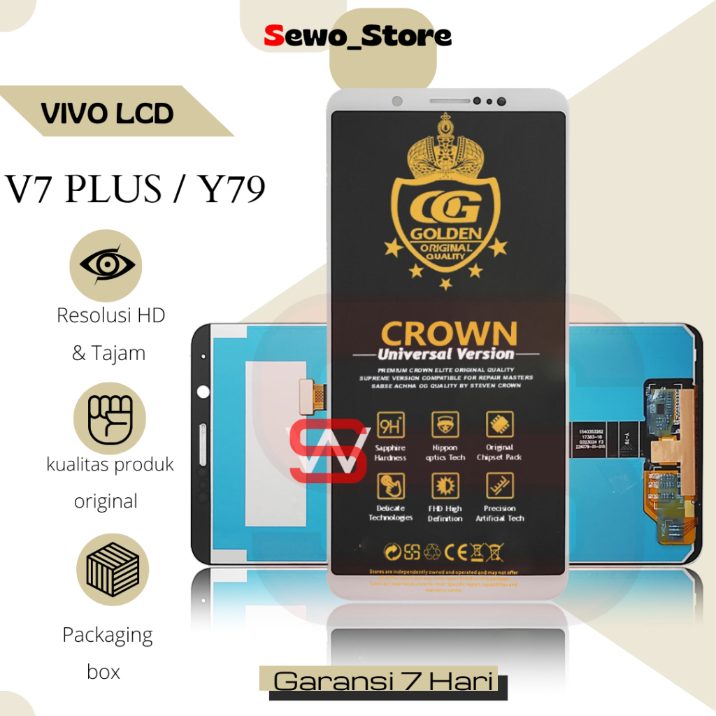 LCD TOUCHSCREEN VIVO V7+ / V7 PLUS / Y79 / 1716 ORIGINAL FULLSET COMPLETE