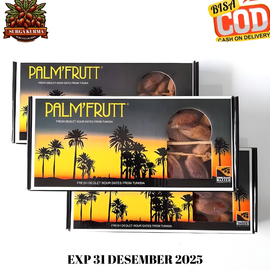 

Free Ongkir Kurma Tangkai Tunisia Palmfrutt Original 5 GR
