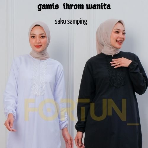 Gamis haji dan umroh untuk wanita premium katun premium Baju ihrom