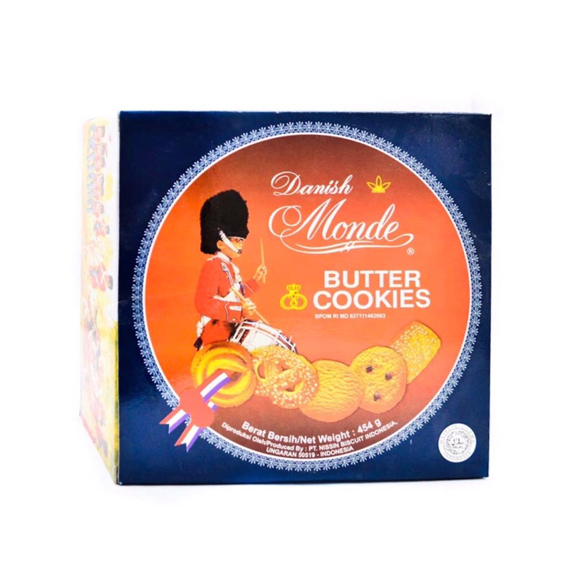 

Monde Butter Cookies 454gram (kemasan kaleng)