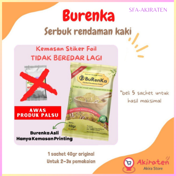 Burenka Rempah Kaki Serbuk Burenka Rendaman Kaki