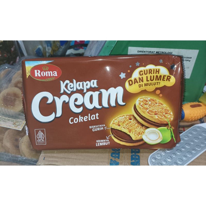 

Roma kelapa cream coklat & vanila