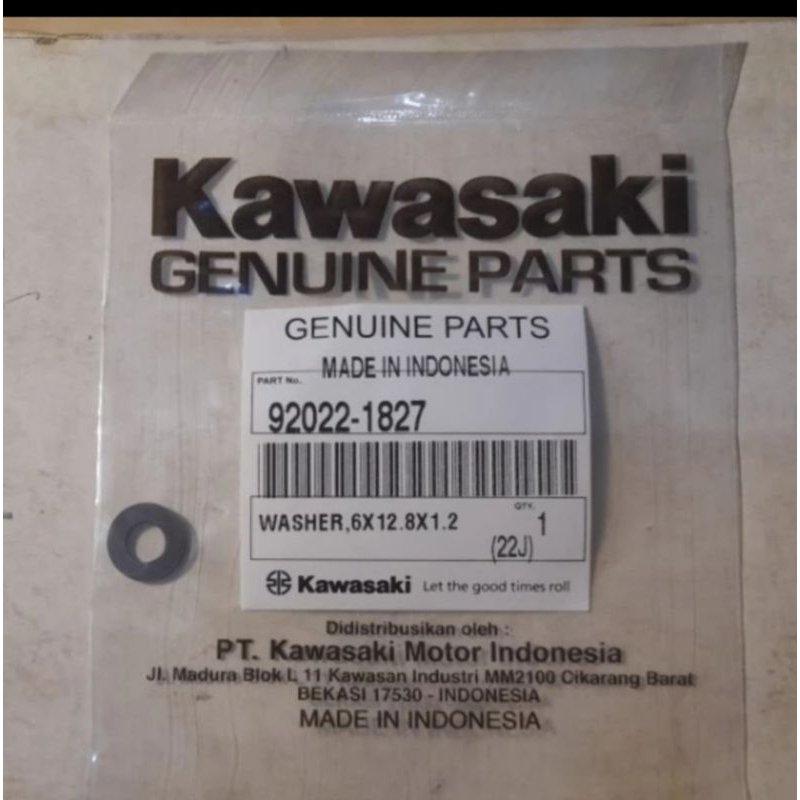 WASHER 6X12.8X1.2 WASHER AS GIR RPM TACHOMETER NINJA 150R RR WASHER RING AS GEAR RPM NINJA 150SS R 9