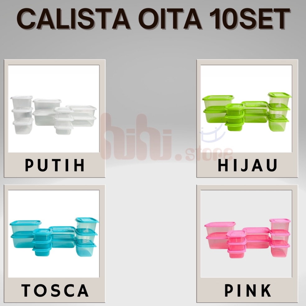HARGA TERMURAAH Calista Oita 1set  Toples Calista Oita  Calista Oita Sealware isi 1  Calista Oita 1 