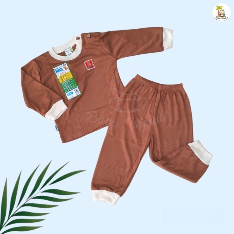 [Moms Gift] SETELAN BAJU BAYI CELANA PANJANG PREMIUM WARNA POLOS / SET BAJU BAYI 3 6 9 BULAN / PIYAM
