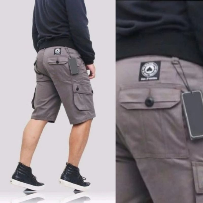 JUMBO [COD HITS] 27--34 Celana pendek pria ORIGINAL KIMPOL AMERICAN DRILL Termurah TERLARIS size JUM