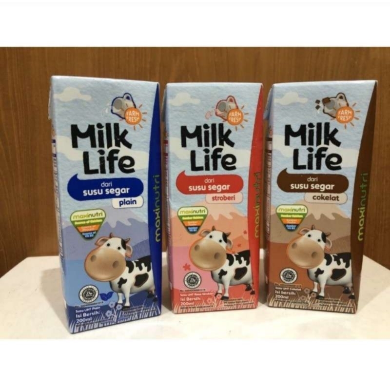 

Milk Life Susu UHT Segar Asli netto 115ml