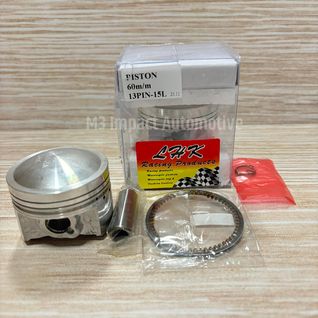 piston LHK seher kit set pen 13 pin 13 ukuran 60mm ORIGINAL LHK THAILAND BOSKUHHH.