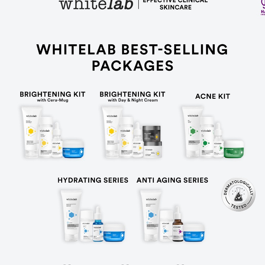 GROSIR Whitelab BestSelling Packages  Paket Wajah Brightening Acne Hydrating Anti Aging
