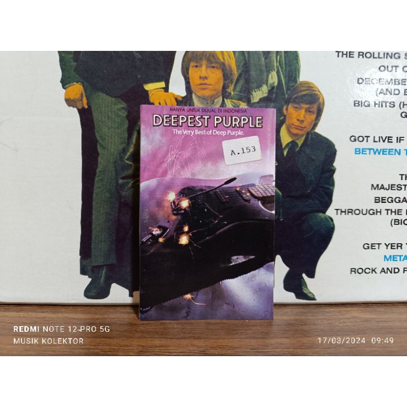 Kaset Pita : THE VERY BEST OF DEEP PURPLE - Deepest Purple