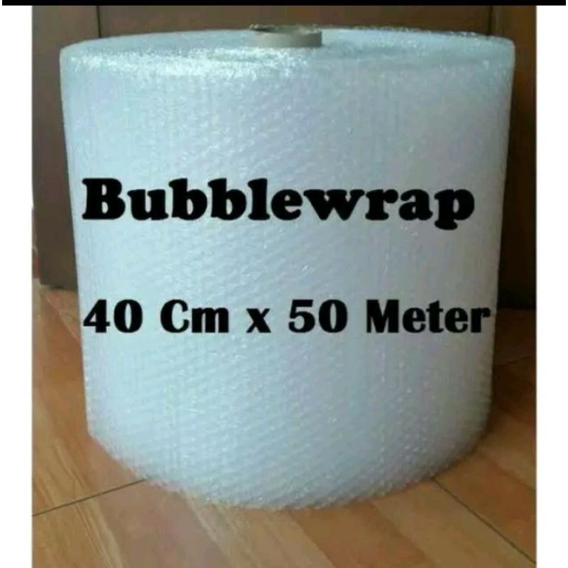 

BUBBLE WRAP 50 METER X 40CM TEBAL, READY HITAM & PUTIH