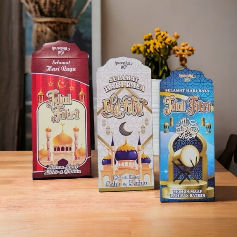 

Amplop Lebaran / Ampau lebaran Thr Motif Mesjid isi 100 pcs