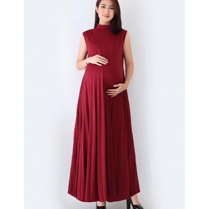 Terbaik 278 Baju Hamil Pesta Dress Plisket  Inner dress  Dress plisket premium