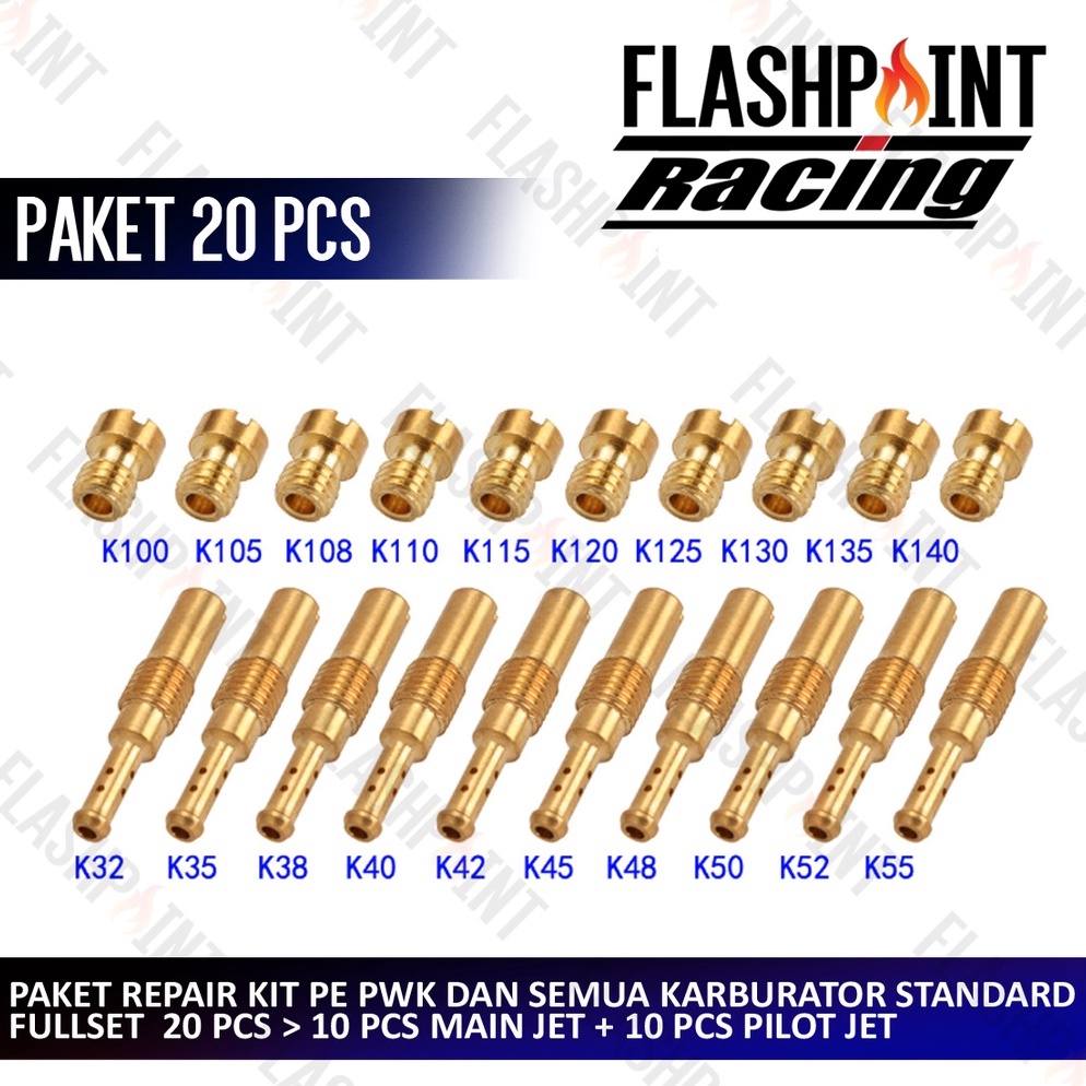 Big Sale BISA COD 2 PCS PAKET FULLSET PJMJ JET PE FULLSET MAIN JET PILOT JET MAINJET SPUYER REPAIR K