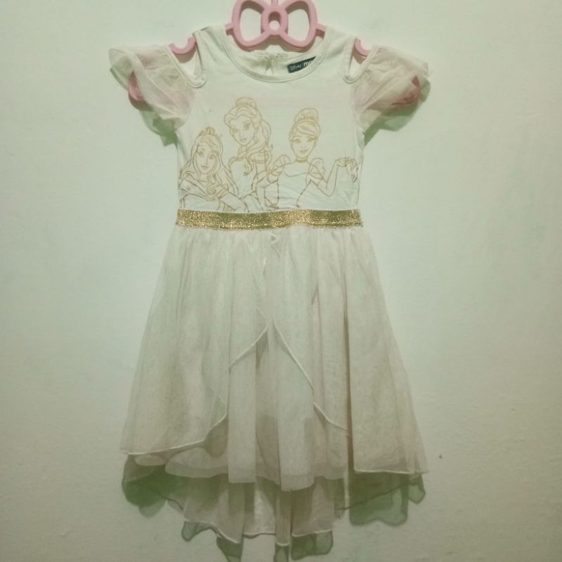 Dress Anak Disney Princess Cinderella Aurora Belle Dress Disney Max PL