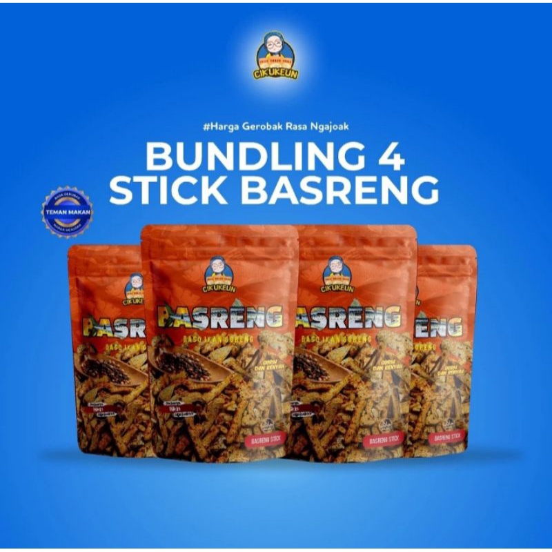 

BASRENG STIK PEDAS - BASO GORENG - GURI - RENYAH - FOOD - SNACK - CIK'EMAM X CIK'UKEUN