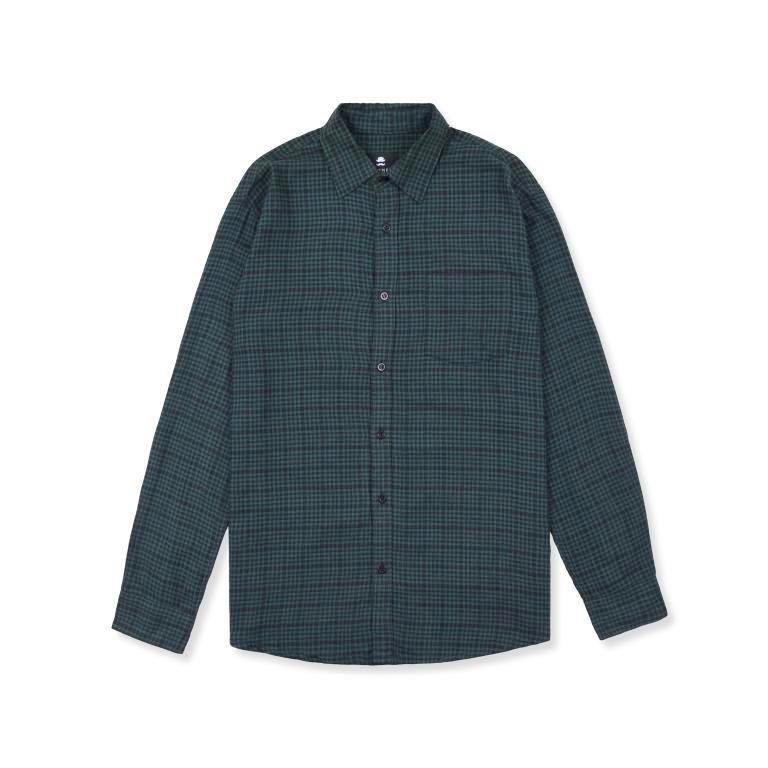 Hommes Apparel FS085 Coman Green Flannel Shirt
