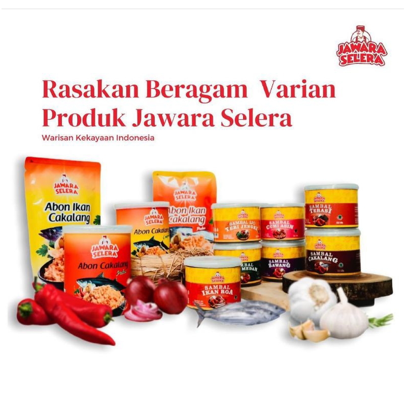 

Sambal Jawara Selera - All Variant Produk Sambal & Abon Cakalang