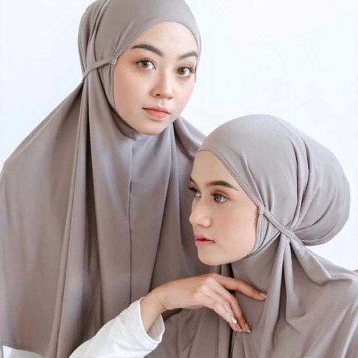 PROMO SALE HIJAB BERGO JERSEY TALI SIZE L  HIJAB INSTAN JERSEY TALI L  BERGO JERSEY TALI