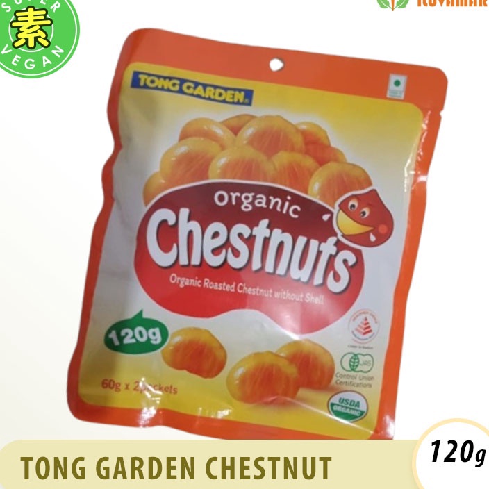 

MEGA SALE Tong Garden Organic Roasted Chestnut wo Shell 12gr Berangan KASTANYE Panggang Tanpa Kulit