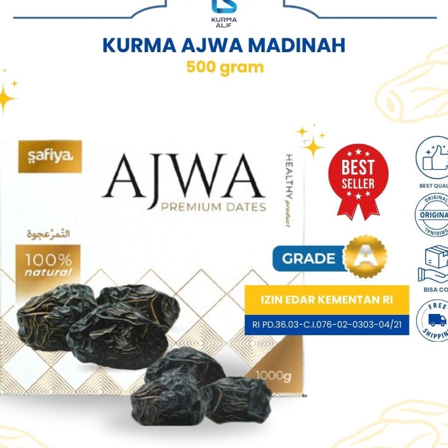 

Ready Stok Kurma Ajwa 1 Kg Asli Kurma Nabi Super Asli Madinah