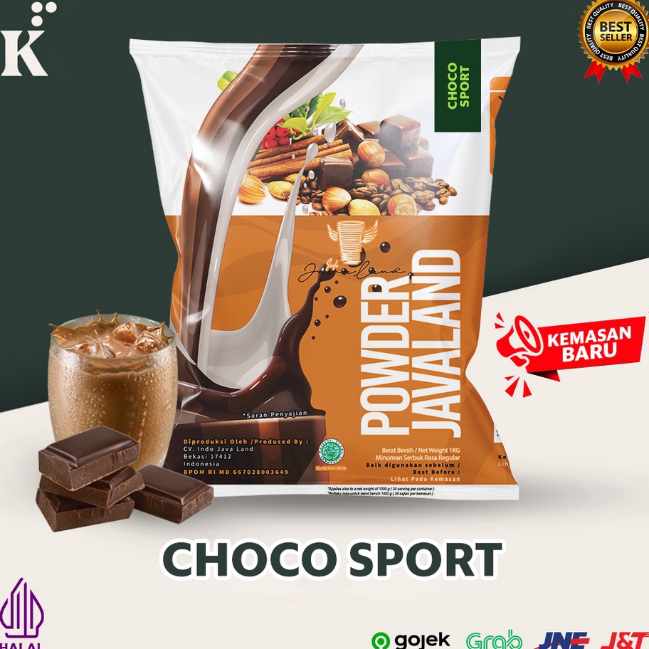 

GROSIR Bubuk Minuman Bubble Powder Drink Rasa Choco Sport ORIGINAL Javaland 1 kg