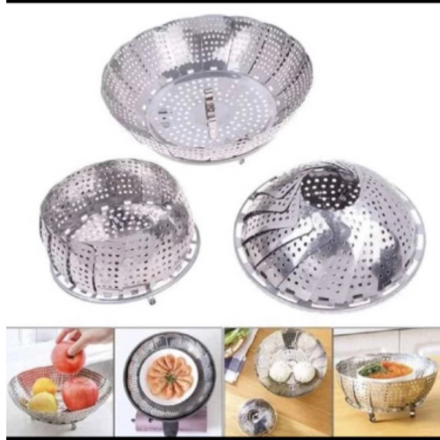 Alat kukusan / kukusan steamer 3 ukuran / kukusan stainless