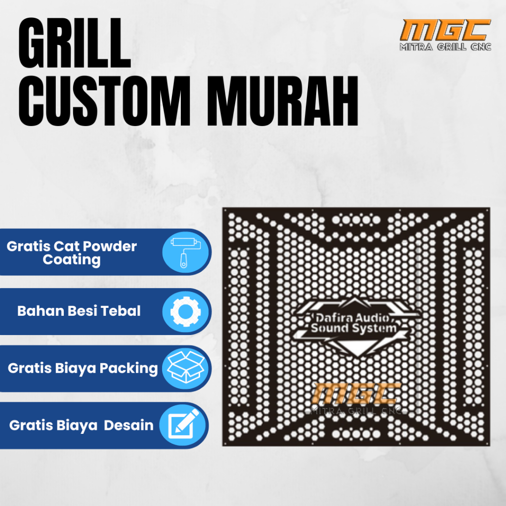 GRILL SOUND CUSTOM - Tutup Ram Speaker Murah Berkualitas