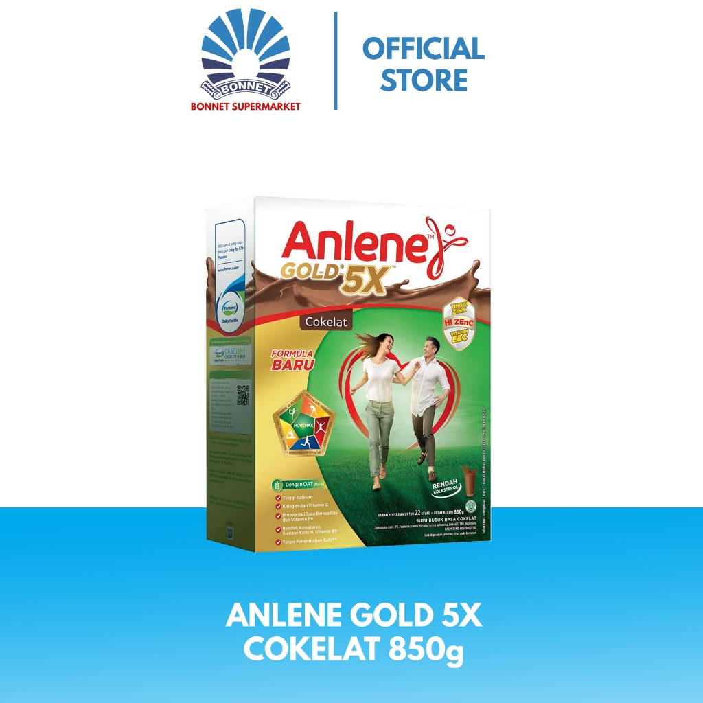 

Anlene Gold 5X Cokelat 850gr 9415007026365