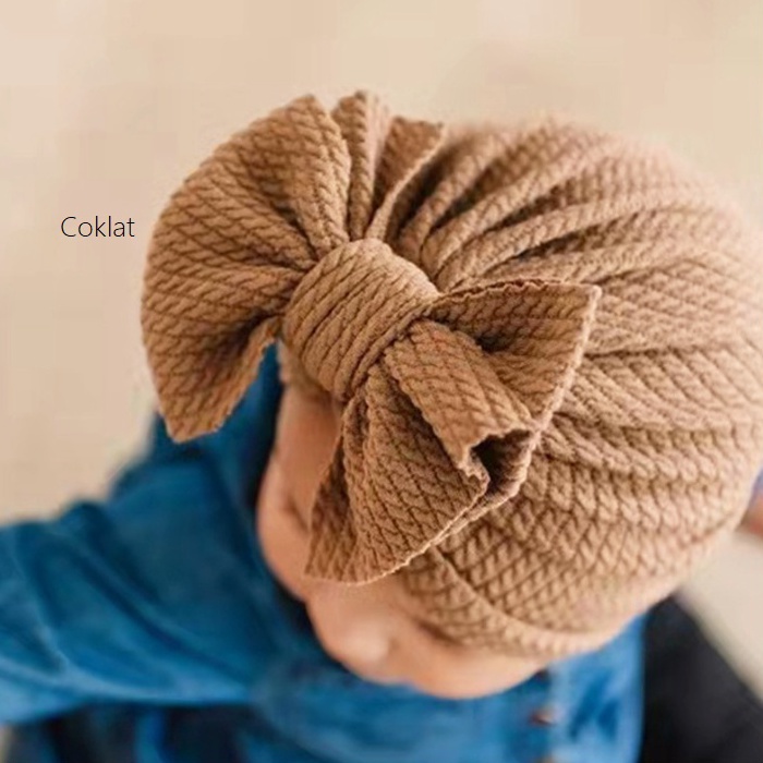 AJD419 COD NEWPRODUCT Turban Anak Bayi Perempuan  Topi Turban Bayi Anak Bayi Cantik