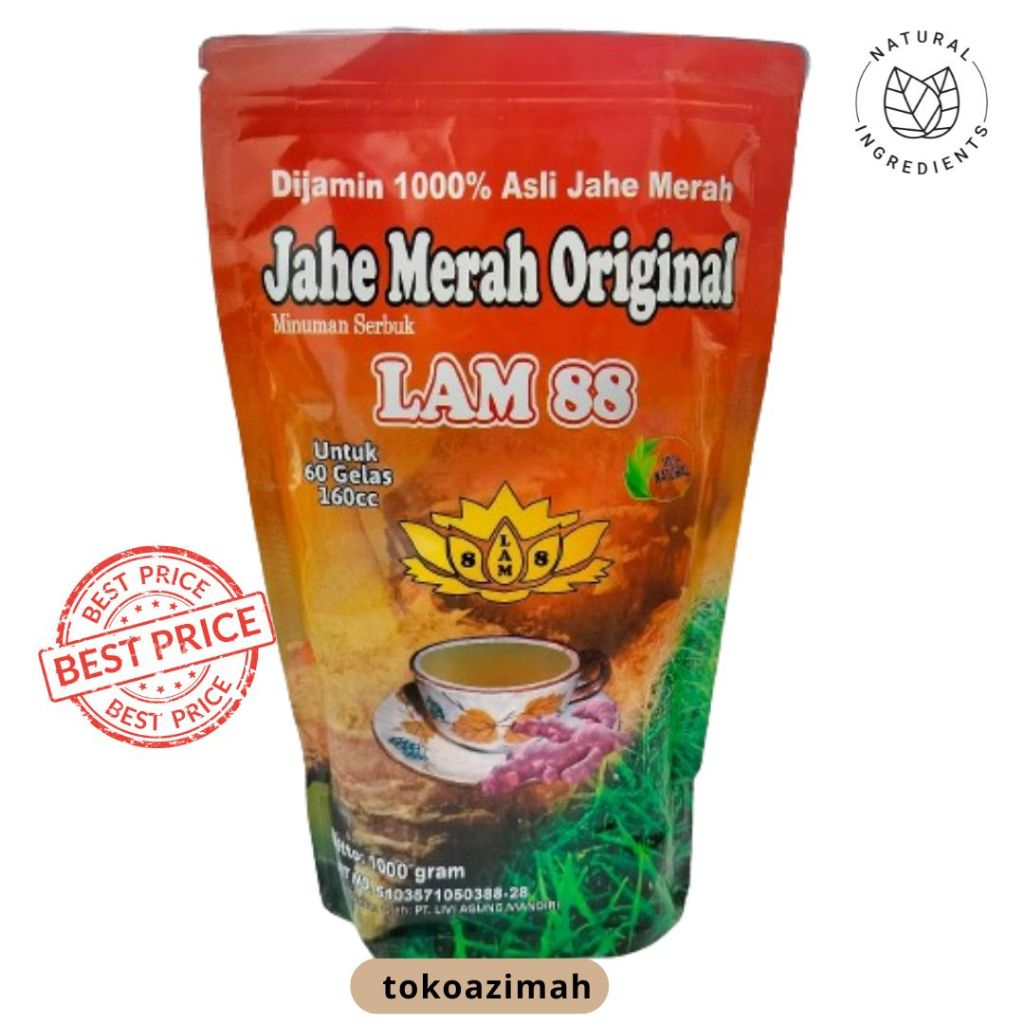 

JAHE MERAH ORIGINAL PLUS GULA INSTAN 1KG