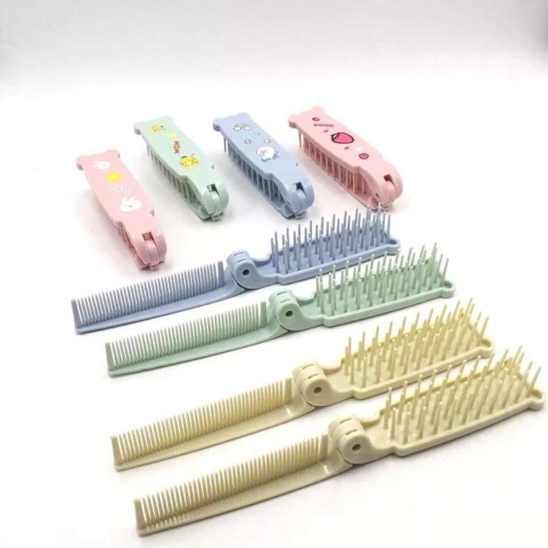 Sisir Lipat Kartun SISIR LIPAT TRAVELLING Sisir Rambut Lipat Sisir Lipat Karakter Sisir 2In1 Sisir P