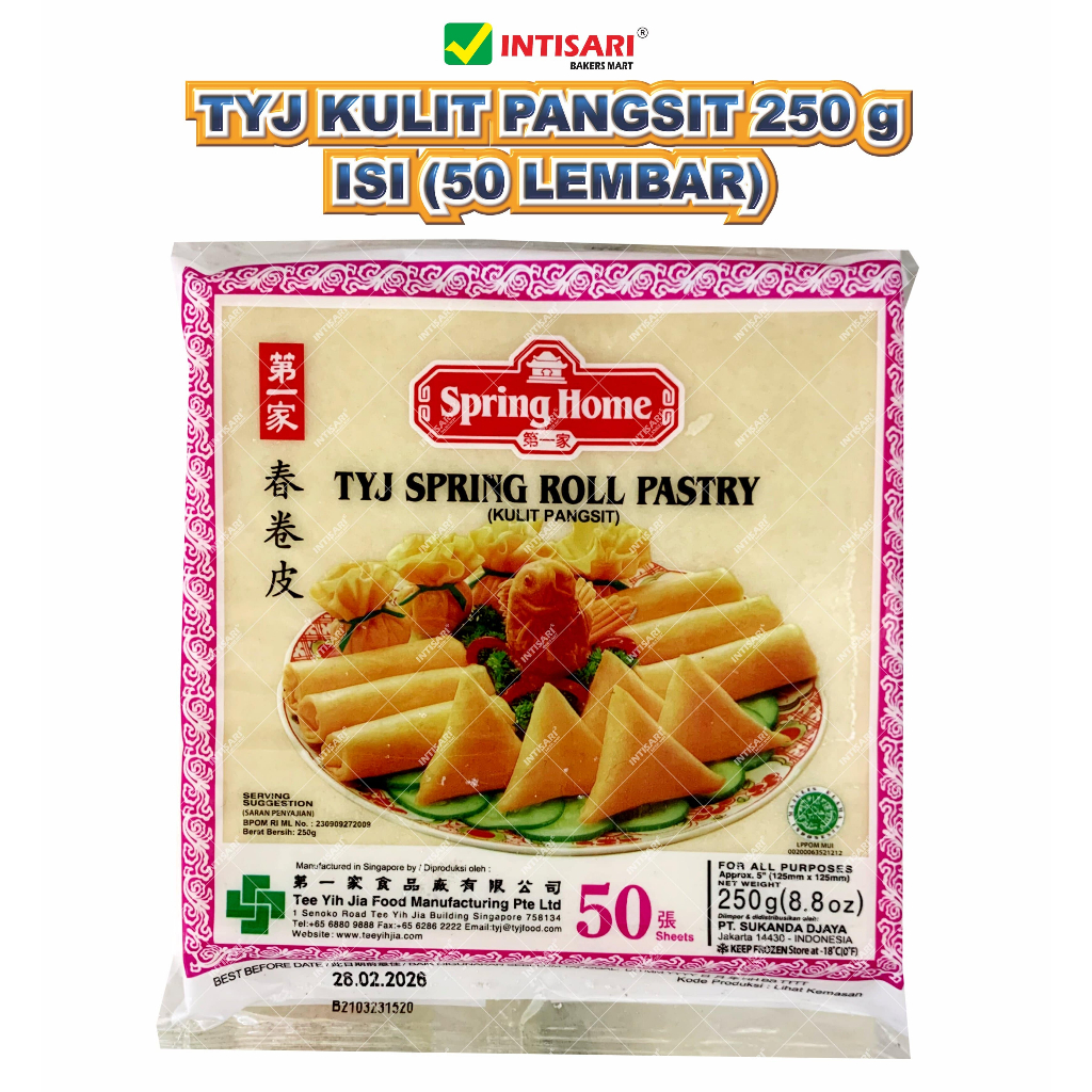 

TYJ KULIT PANGSIT 250 G (50 LEMBAR)