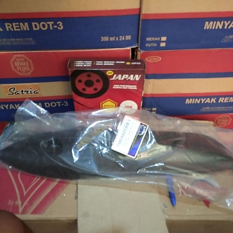 tutup tameng cover knalpot Mio sporty 5tl pelindung
