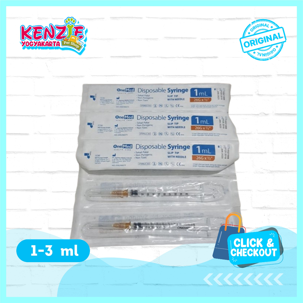 Spet Obat Kucing 1/3 ml / Jarum Suntik 1/3 ml - Jarum Suntik Alat Bantu Minum Obat Kucing/Anjing