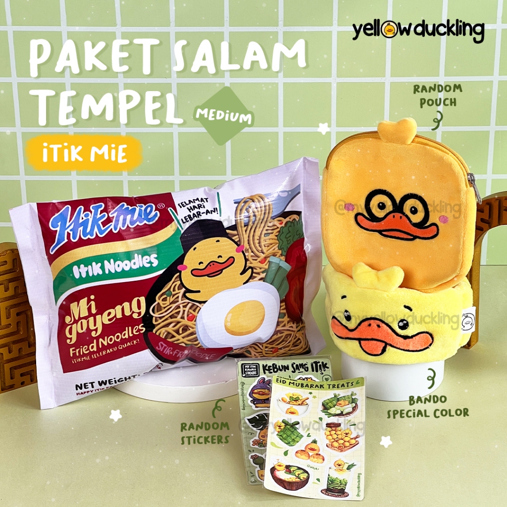 

MYYELLOWDUCKLING HAMPERS LEBARAN - SALAM TEMPEL MEDIUM - CUSTOM HAMPERS RAMADAN - MERCHANDISE LUCU